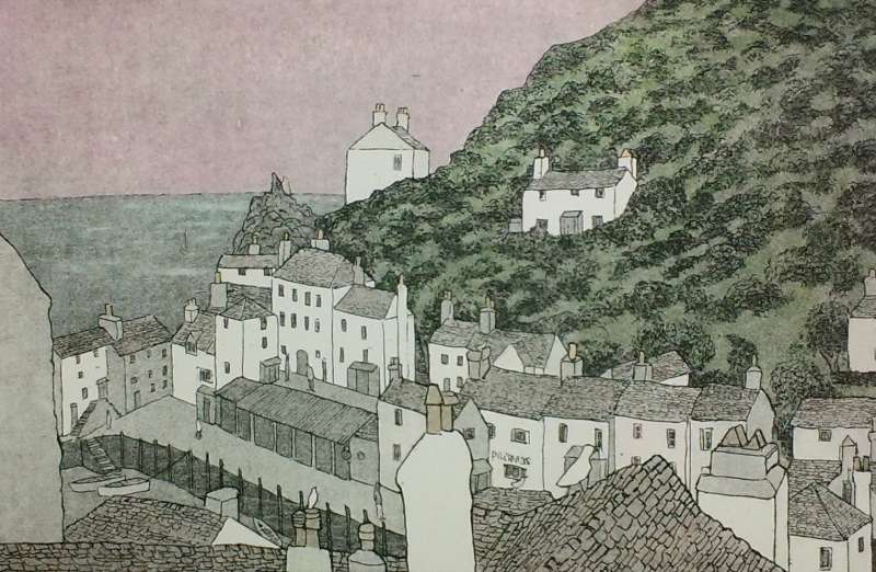 Polperro Rooftops  